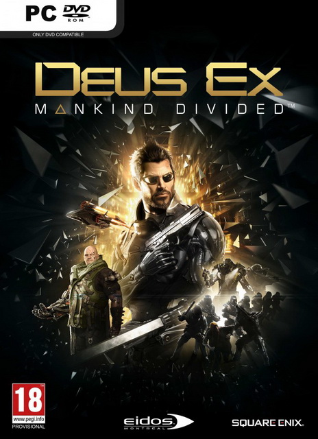 ปกเกม Deus Ex Mankind Divided