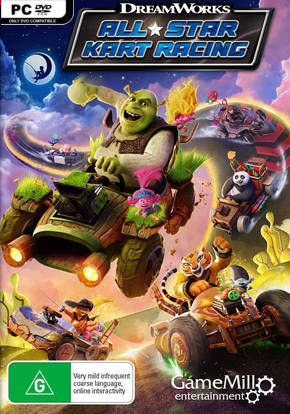 ปกเกม DreamWorks All-Star Kart Racing