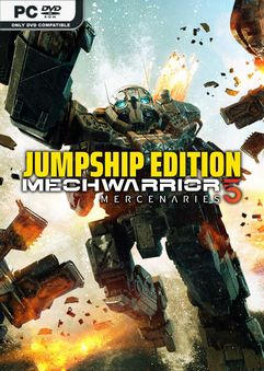 ปกเกม MechWarrior 5 Mercenaries JumpShip Edition