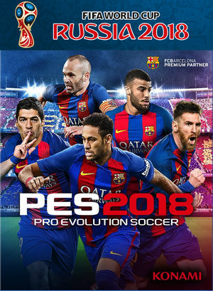 ปกเกม Pro Evolution Soccer 2018 World Cup Edition