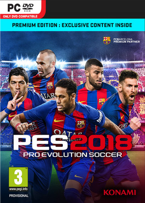 ปกเกม Pro Evolution Soccer 2018