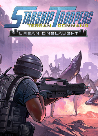ปกเกม Starship Troopers Terran Command Urban Onslaught