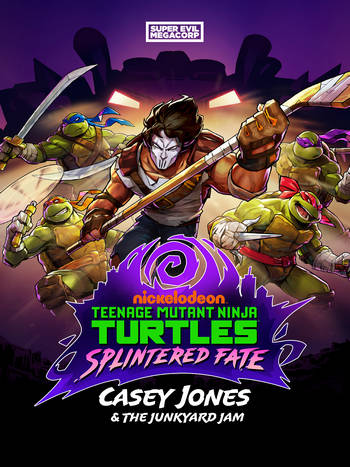ปกเกม Teenage Mutant Ninja Turtles Splintered Fate Casey Jones and the Junkyard Jam