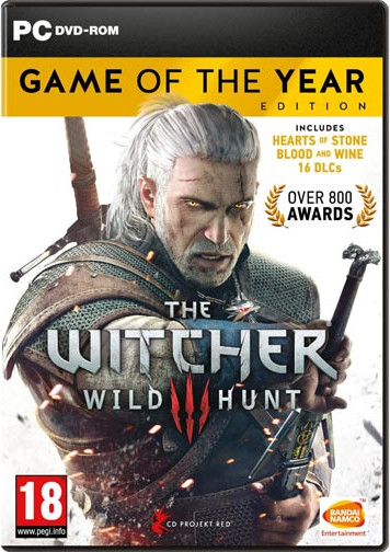 ปกเกม The Witcher 3 Wild Hunt Game of the Year Edition